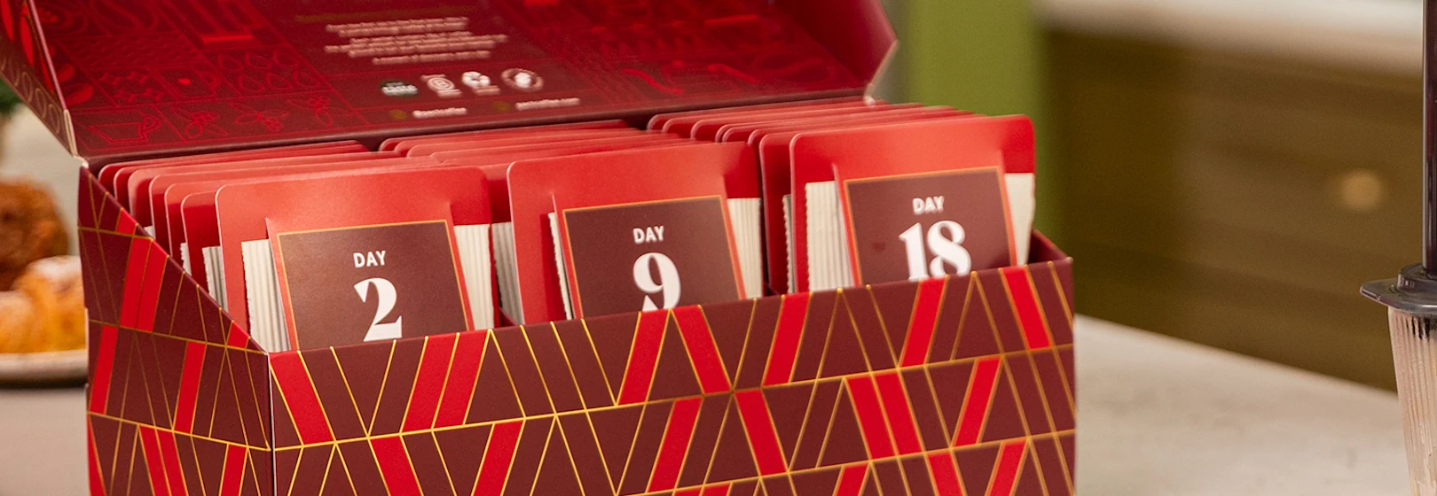 Pact Coffee advent calendar.