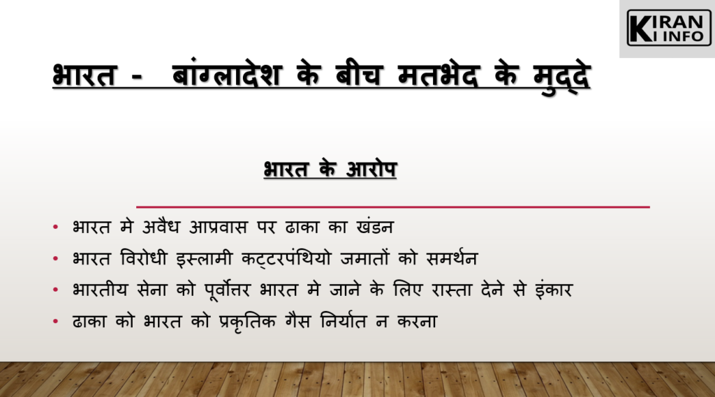 दक्षिण एशिया मे भारत बांग्लादेश संघर्ष 