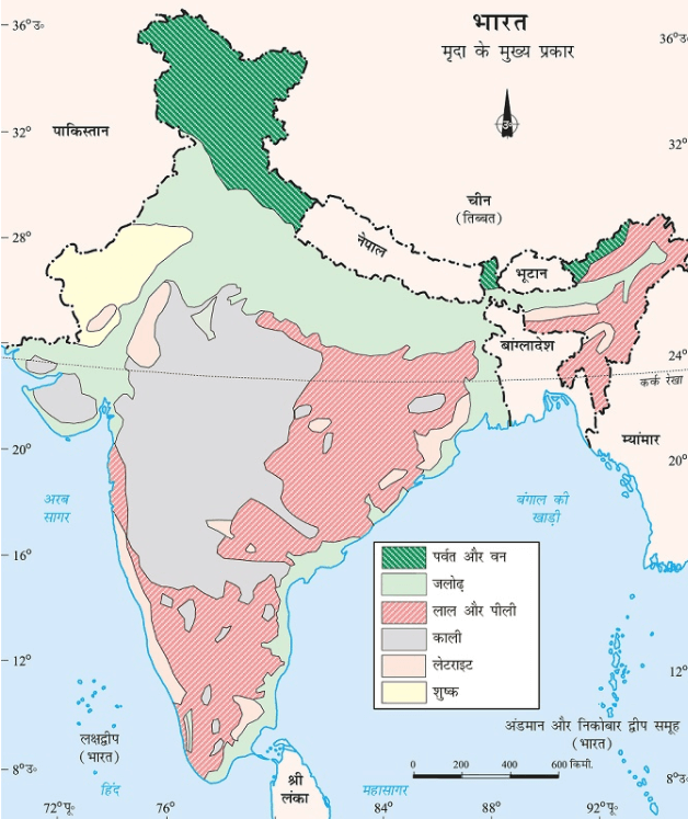  मृदा संसाधन (mrida ke prakar)